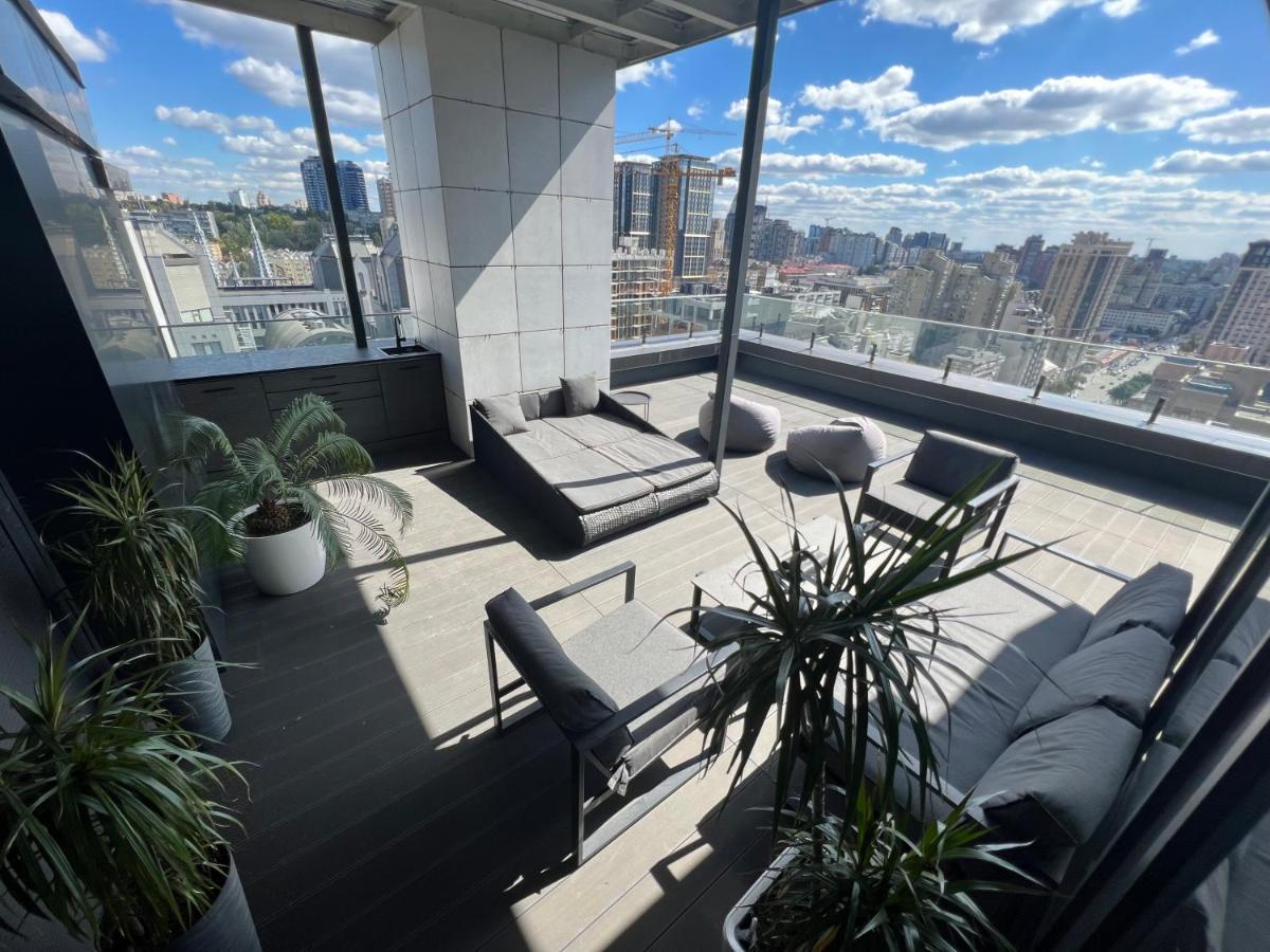 شقة The Penthouse كييف المظهر الخارجي الصورة